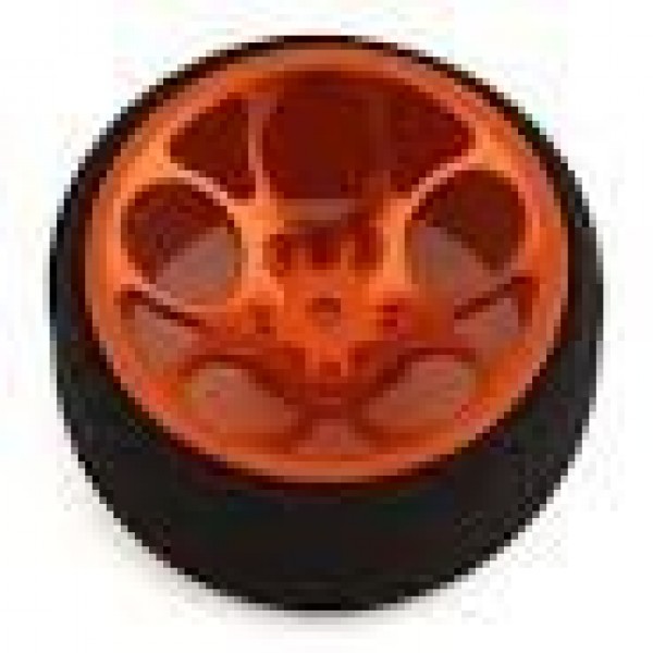 R-Design R-Design Sanwa M17/MT-44 Ultrawide 5 Hole Transmitter Steering Wheel (Orange)