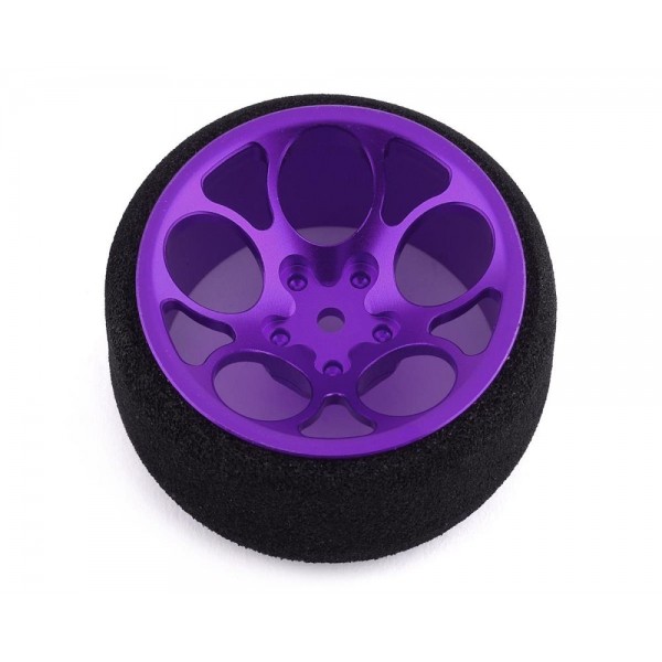 R-Design Sanwa M17/MT-44 Ultrawide 5 Hole Transmitter Steering Wheel, Purple