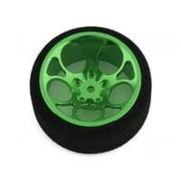 R-Design Futaba 10PX/7PX/4PX 5 Hole Ultrawide Steering Wheel (Green)