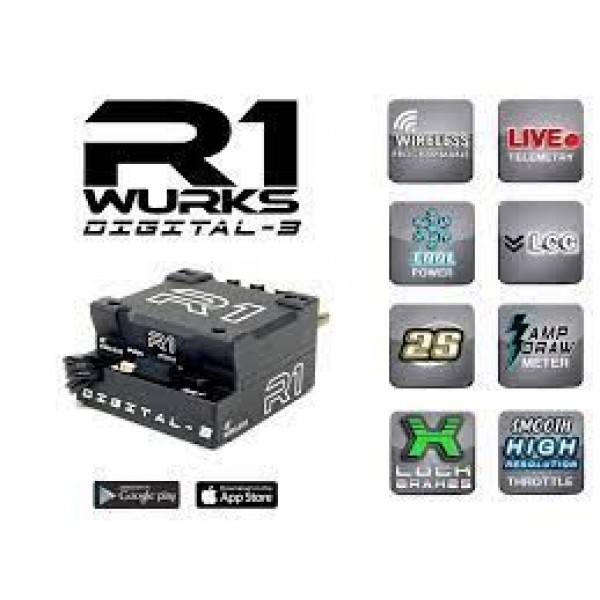 R1 Wurks Digital-3 MOD ESC Brushless Motor