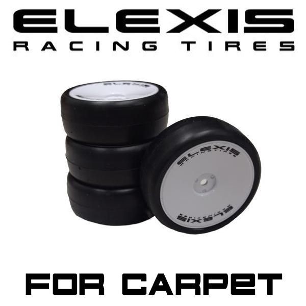 R1 Wurks Elexis Racing Tires for Carpet 1/10 Sedan