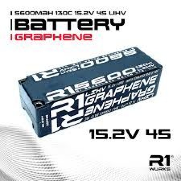 R1 Wurks 5600mah 130C 15.2V 4S LiHV Battery