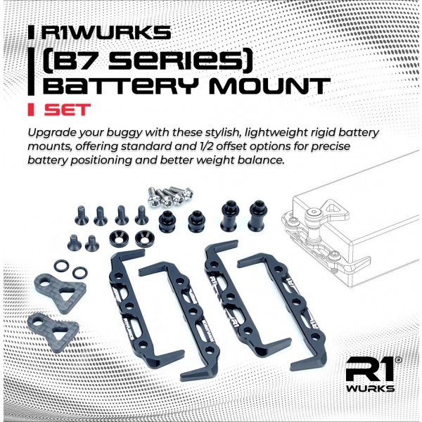 R1 Wurks B7 Battery Mount Set
