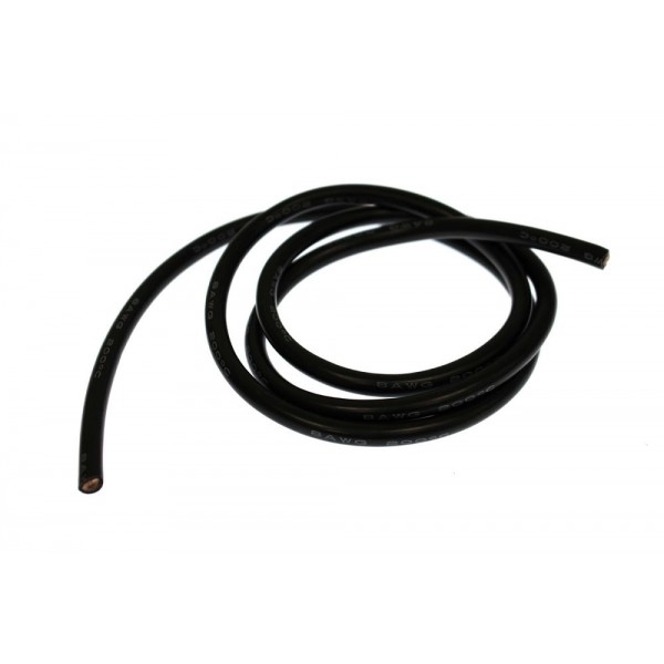Racer's Edge 8 Gauge Silicone Wire, 3' Black