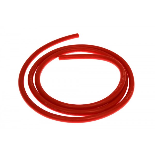 Racer's Edge 8 Gauge Silicone Wire, 3' Red