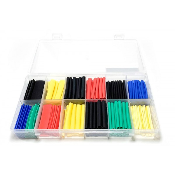 Racer's Edge Colored Heat Shrink Tube Assortment (280 Pieces)