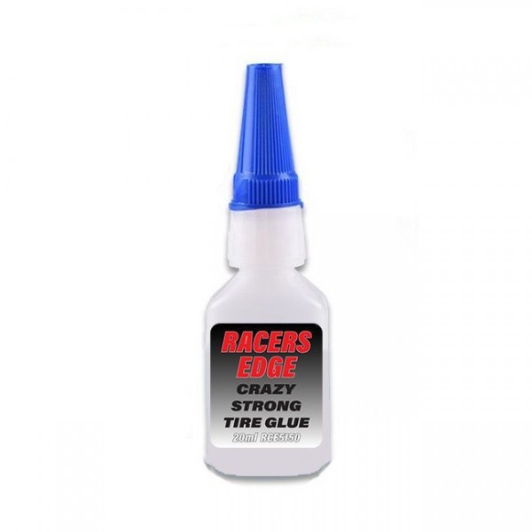 Racer's Edge Crazy Strong Tire Glue 20g with Pin Cap and Tips
