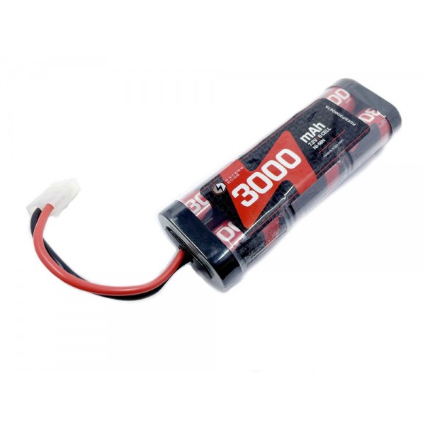 Racer's Edge 3000mAh 7.2V 6-Cell NiMH Flat Battery Pack w/ Tamiya Plug