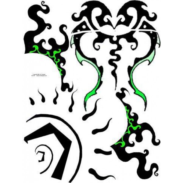 SWIRL DECAL SHEET