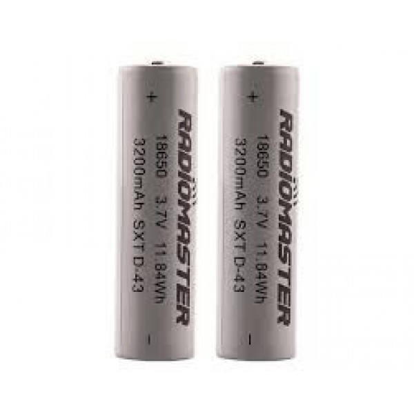 RadioMaster 18650 LiIo Battery (2) (3.7V/3200mAh)