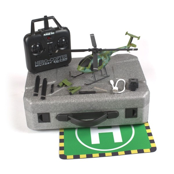 Rage 4-Blade Hero-Copter RTF Marines Heli