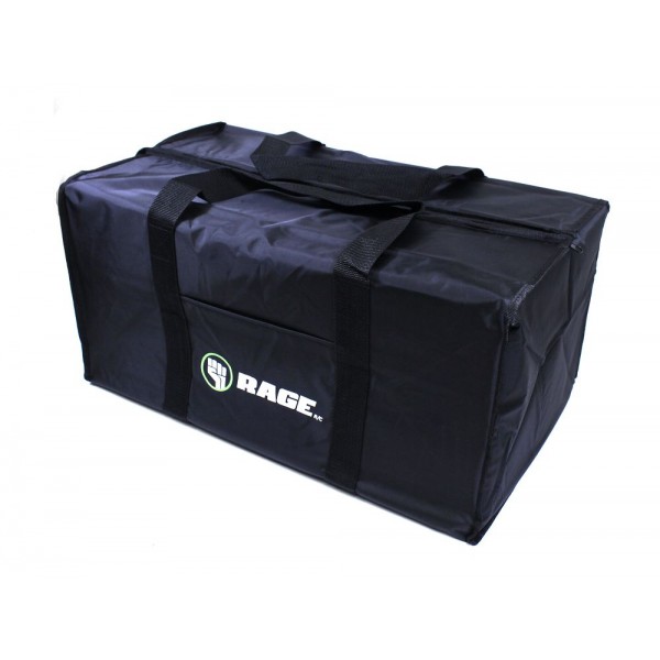 Rage Large Gear Bag, 22x12x10.5", Black