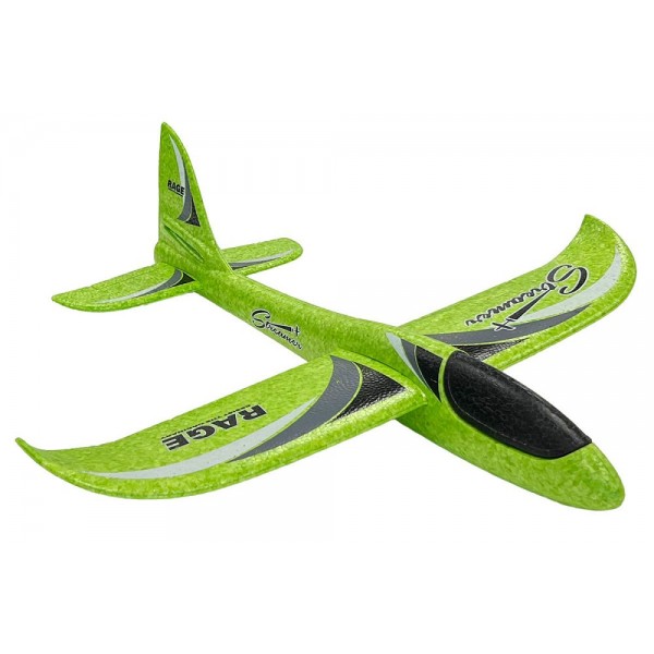 Rage Streamer Hand Launch Glider, Green