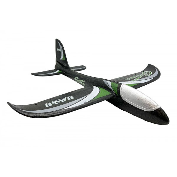 Rage Streamer Hand Launch Glider, Black