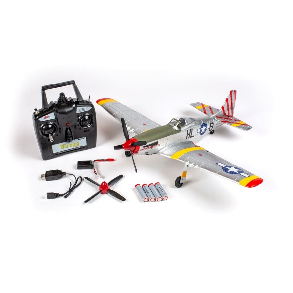 Rage P-51D Mustang 500mm Brushless RTF Warbird with Pass System