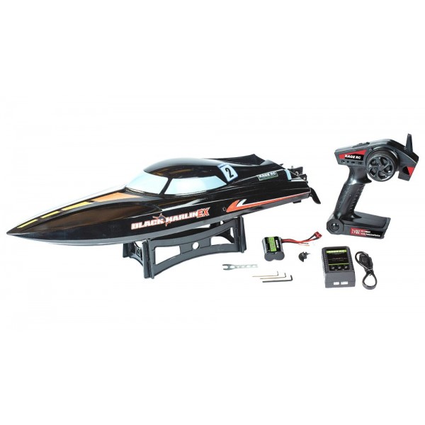 Rage RC B1400 Black Marlin EX Brushed RTR Boat RGRB1400 [Boats