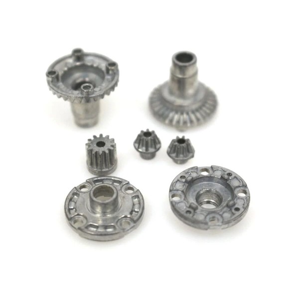 Rage Mini Trek Diff Case Housing with Drive Gears & Motor Pinion
