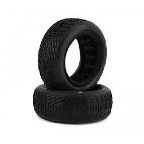Raw Speed RC Radar 2.2" 1/10 2WD Front Buggy Tires (2) (Gumball (Pink))