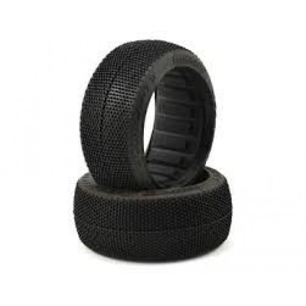 Raw Speed RC Triad 1/8 Off-Road Buggy Tire w/Black Inserts (2) (Soft - Long Wear)