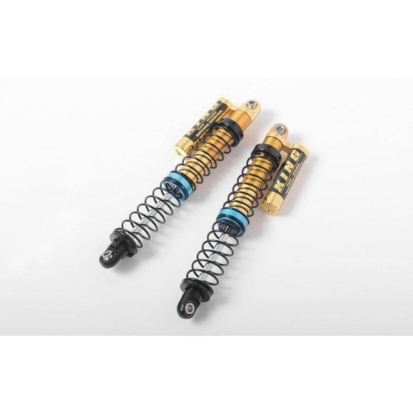 King Off-Road "Limited Edition GOLD" Scale Piggyback Shocks w/Faux Reservoir (110mm)