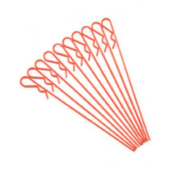 RC One Long Orange Truck Body Pins (10)
