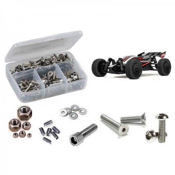 RC Screwz Arrma Typhon Grom 223s BLX 4wd (#ARA2306) Stainless Steel Screw Kit