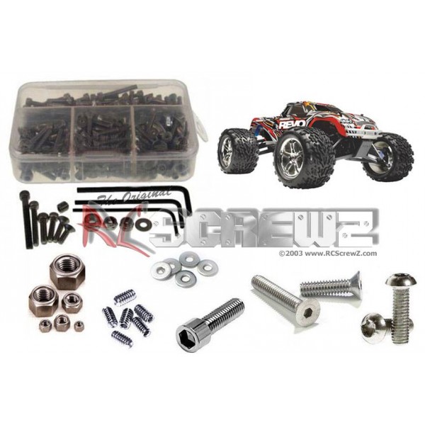 TRA015 SS Screw Kit Revo 3.3