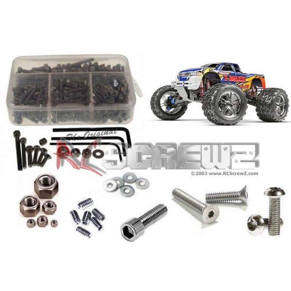 TRA016 SS Screw Kit T-Maxx 3.3