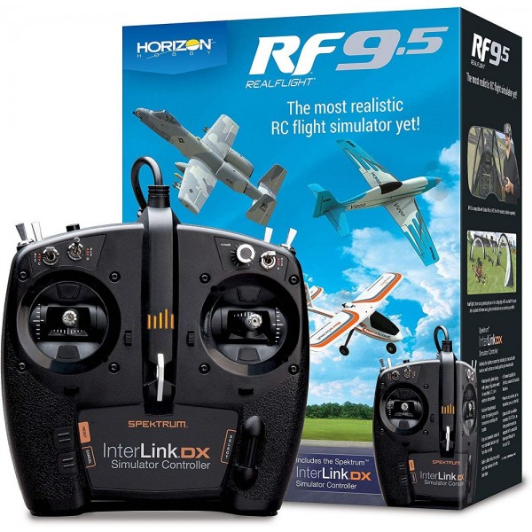 RealFlight 9.5S Flight Sim with Interlink Controller (Windows 7+)