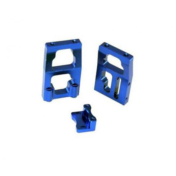 Redcat Racing Aluminum Futaba Servo Mount, Blue