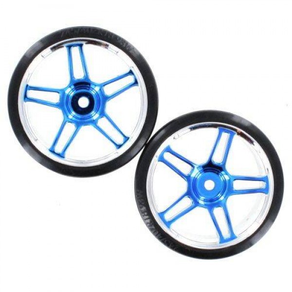 Redcat Racing Drift Wheels and Tires, Anodized Blue (2)