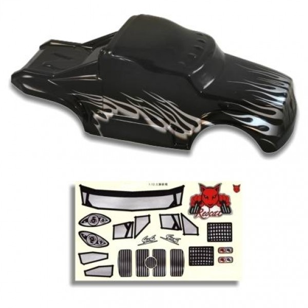 Redcat Racing 1/10 Semi Truck Body, Grey