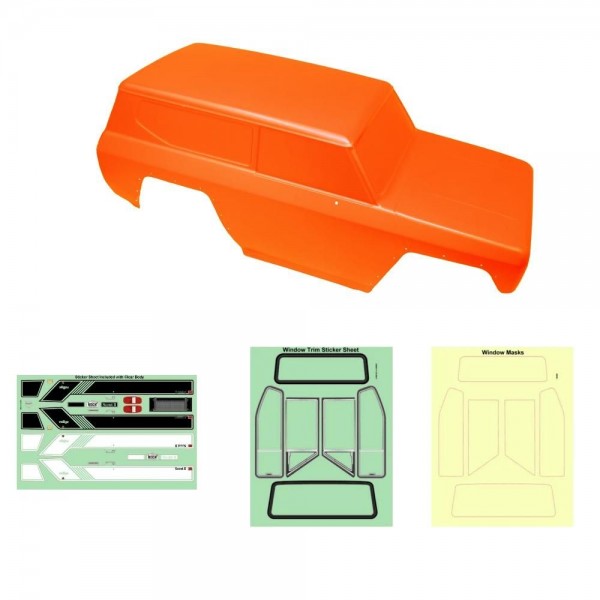 Redcat Racing Pre-Painted Orange Body (Gen8)