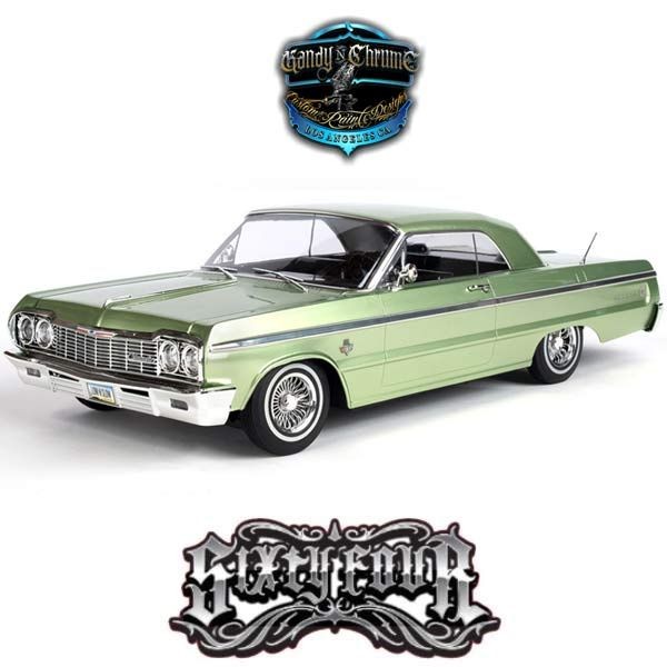 Redcat Racing REDCAT SIXTYFOUR RC CAR - 1:10 1964 CHEVROLET IMPALA HOPPING LOWRIDER KANDY GREEN CHROME EDITION
