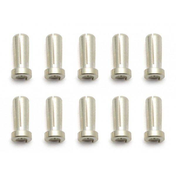 Low-Profile Bullet Connectors, 5x14 mm, qty 10
