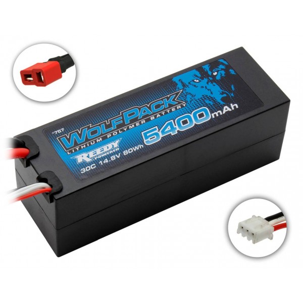 Reedy LiPo Pack Battery 5400mAh 30C 14.8V (4S) with Deans Connector