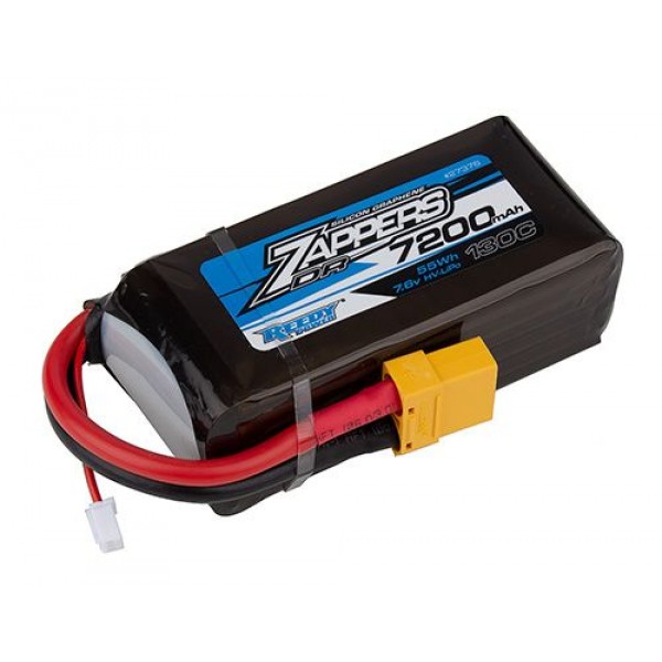 Reedy Zappers DR 7200mAh 130C 7.6V Shorty (Soft) with XT90 Connector