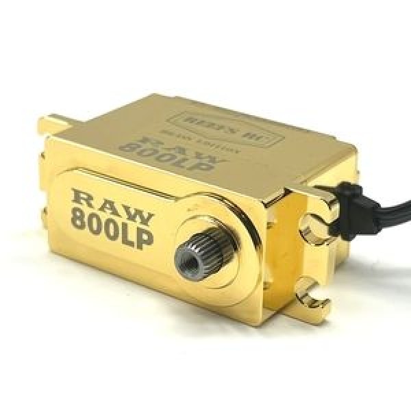 Reefs RC RAW800LP Brass Edition, Fully Programmable, Brushless Low Profile Servo