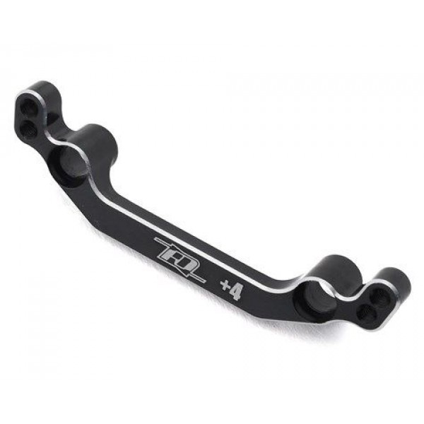 Revolution Design B74 +4mm 7075-T6 Aluminum Steering Rack, Black