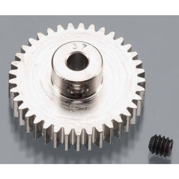 Robinson Racing Products Nickel-Plated Pinion Gear, 37T 48 Pitch