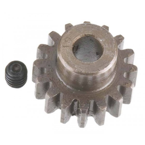 RRP Extra Hard Steel 5mm Bore 16T Mod1 Pinion