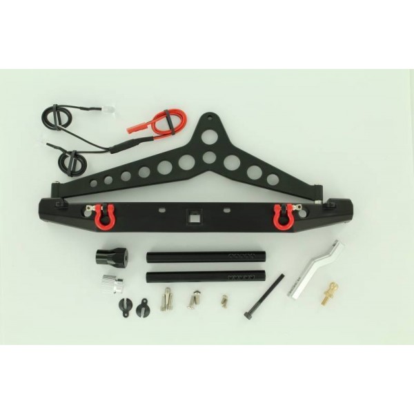 Rock Lizard Designs Aluminum Rear Bumper with Spare Tire Mount