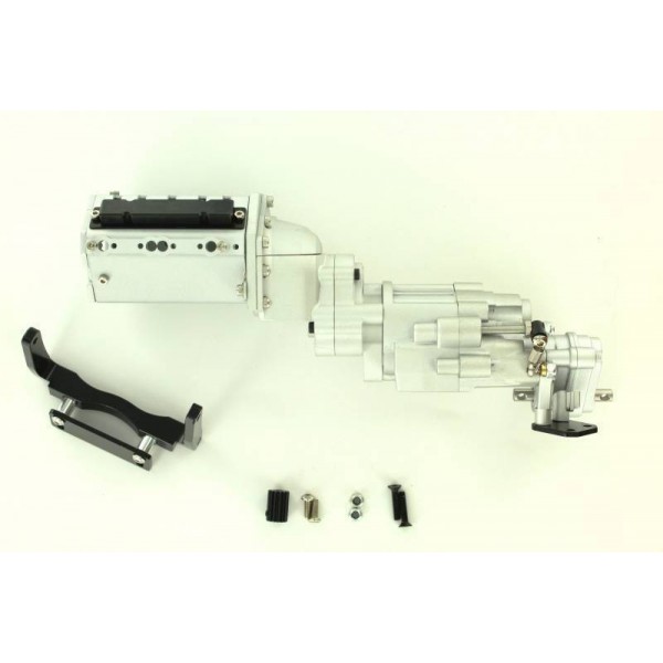 Rock Lizard Designs Billet 2 Speed V8 Gearbox Silver