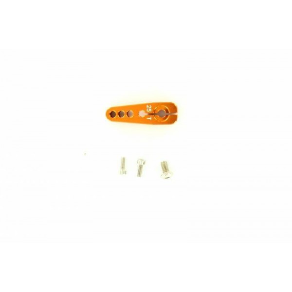 Rock Lizard Designs Billet Servo Horn 25T Clamping Style For Futaba Orange