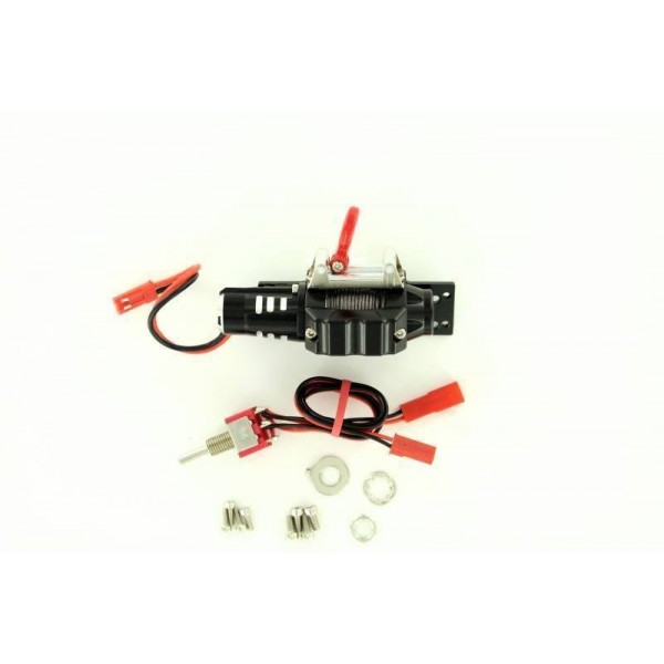 Rock Lizard Designs Billet Heavy Duty Electric Winch Black