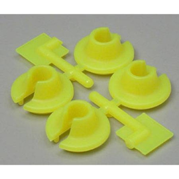 73157 Spring Cups Lower Yel Nitro Slash/Stampede 4x4 (4