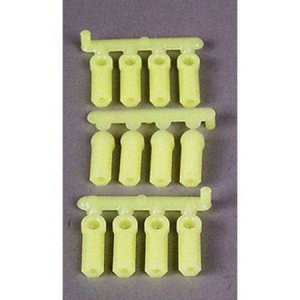 73377 Heavy Duty Rod Ends Yellow 4-40 (12)