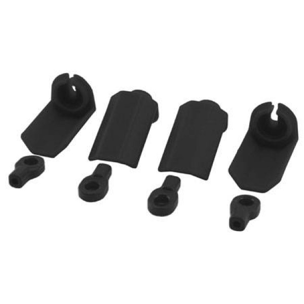 RPM Shock Shaft Guards, Black (1/10 Shocks) (4)