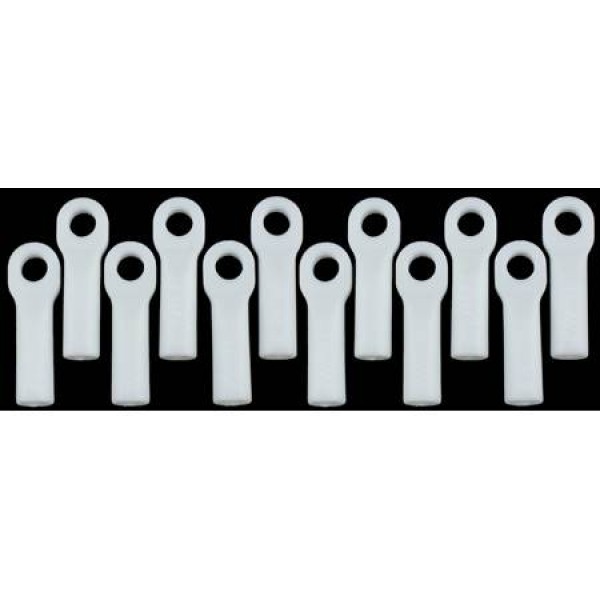 RPM Long Rod Ends, White (Traxxas 1/10)