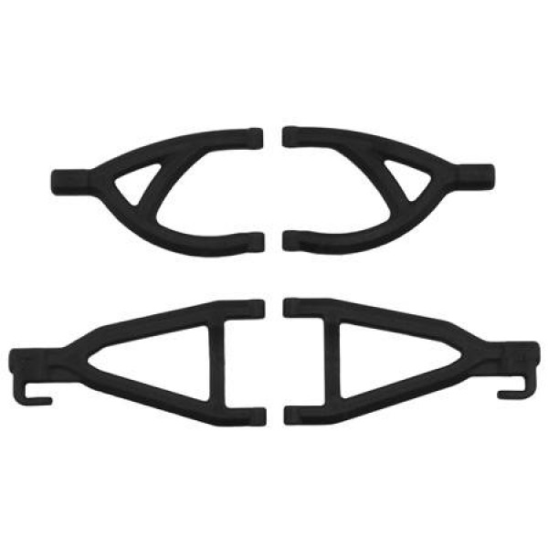 80602 Re Upper/Lower A-Arms Blk E-Revo